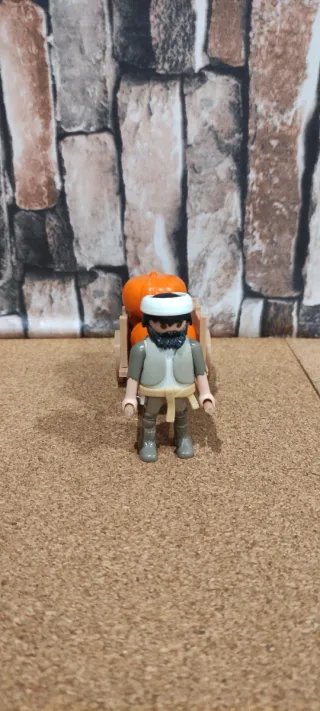 Campesino con Carro 3D