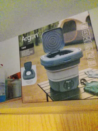 Lavadora Portátil Camping 9L Argon
