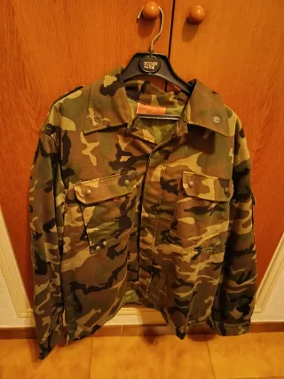 Chaqueta militar camuflaje Rodier Paris Talla M