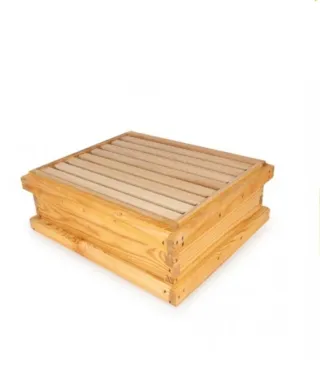 Media alza de colmena de madera