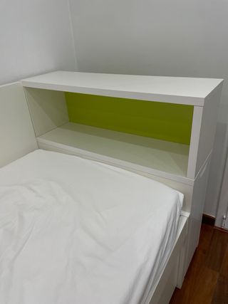 Cama nido blanca con colchones