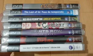 Lote 7 juegos ps3 precintados