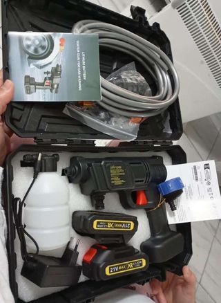 Pistola a presión de agua a batería para coche