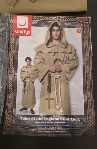 Disfarce Friar Tuck – Tamanho M