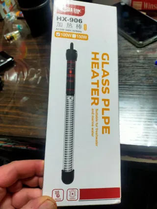 100W, Calentador agua acuarios y más, A ESTRENAR