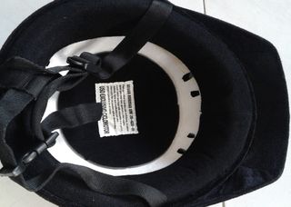 Capacete tipo Jockey para equitacão, vintage