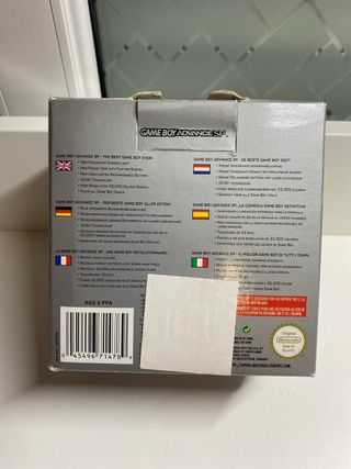 Caja Nintendo Game Boy Advance SP Girls Edition