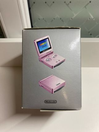Caja Nintendo Game Boy Advance SP Girls Edition