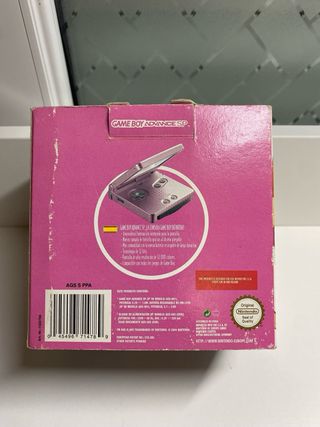 Caja Nintendo Game Boy Advance SP Girls Edition