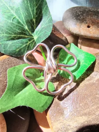 Anillo Tous Trébol Plata