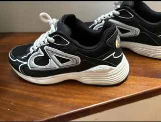 Zapatillas deportivas hombre negras y blancas