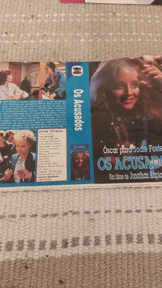 Capa VHS Filme Os Acusados