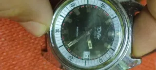 Reloj Difer Automático Esfera Negra y Plata
