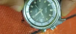 Reloj Difer Automático Esfera Negra y Plata