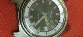 Reloj Difer Automático Esfera Negra y Plata