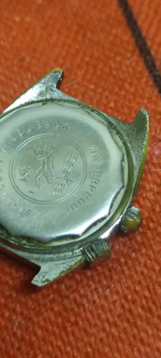 Reloj Difer Automático Esfera Negra y Plata