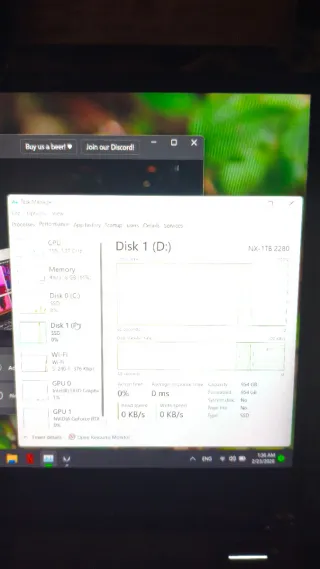 Portátil i7 10870h RTX 3070 32GB DDR4