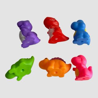 6 Brinquedos de Banho Dinossau OOTSR