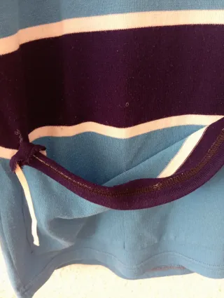 Maillot vintage Ultima azul y blanco