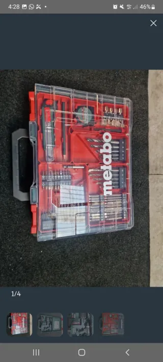 Kit de herramientas metabo a estrenar