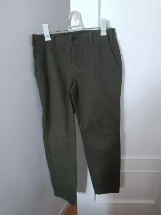 Pantalón verde hombre