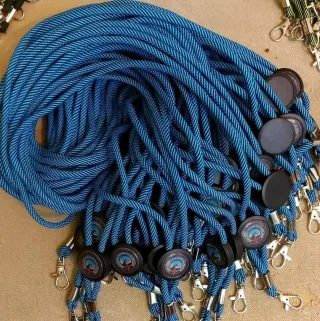 Porta chaves mosquetão corda dupla