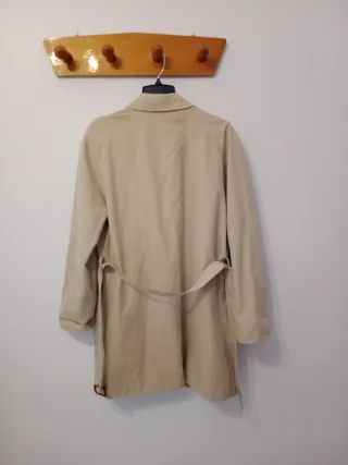Gabardina Burberry Beige Talla 44