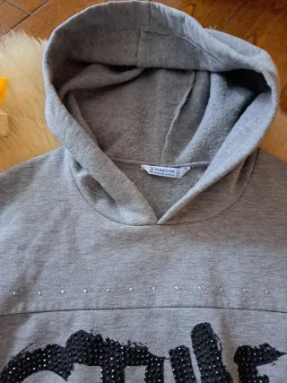 Vestido Gris Mayoral con Tul