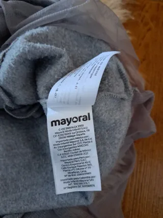 Vestido Gris Mayoral con Tul