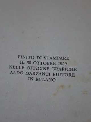 Libro vintage x collezionisti