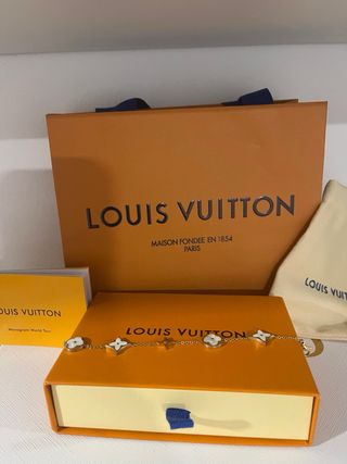 Pulseira Louis Vuitton Dourada Multicolor