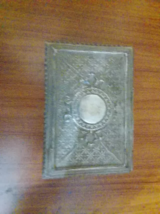 Joyero antiguo plateado