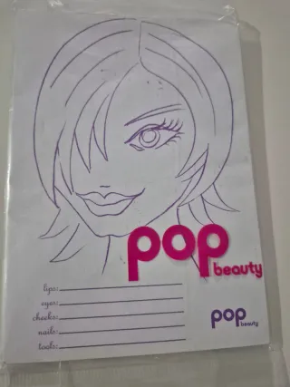 Cuadernillo para practicar maquillajes Pop Beauty