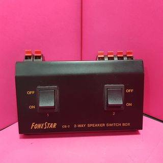 Sonido Conmutador Fonestar B-2 2-Way Speaker switch box