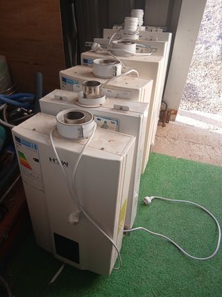 Lote 6 Calentadores de agua gas HTW
