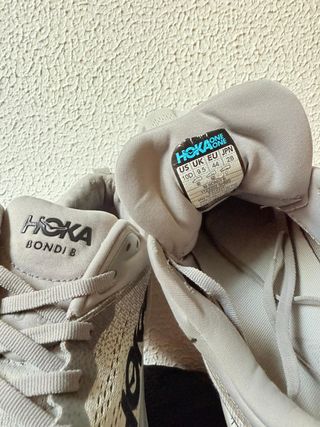 Hoka Bondi 8 Zapatillas Gris/Blanco