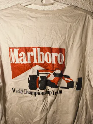 Camiseta Marlboro Vintage Club Blanca