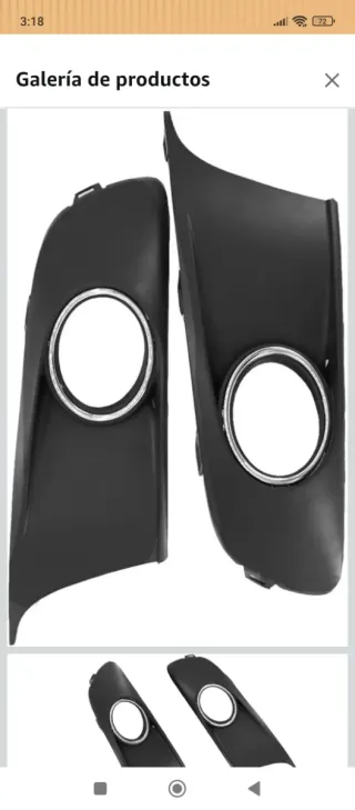 Antiniebla Parachoques Negro