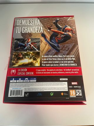 Spiderman Caja de la edicion especial
