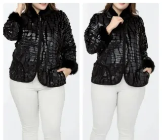 A Estrenar.Nueva Chaqueta imitación cocodrilo pelo