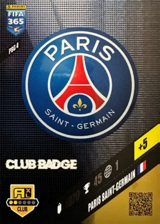 Cromo PSG 4 FIFA 365 Adrenalyn XL