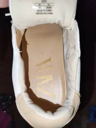 Zapatillas Zara Blancas Plataforma