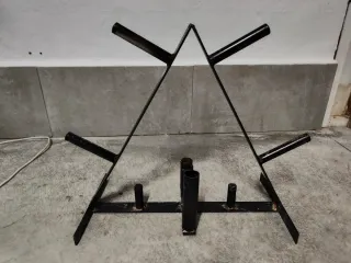 Soporte discos pesas