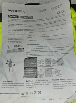 Chaqueta reflectante bicolor Velilla