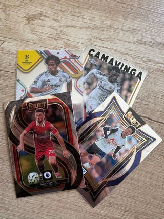 Lote cromos fútbol Topps Select Finest