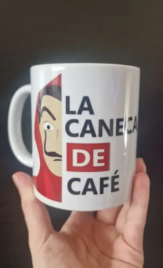 Caneca Cerâmica Personalizada La Casa de Papel