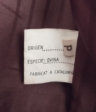 Chaqueta de cuero marrón estilo piloto