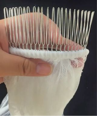 Velo de Novia Encaje Estilo Mantilla