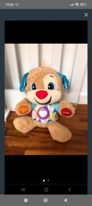 Peluche Fisher Price Perro Musical