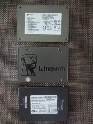 Discos SSD SATA 2.5 256GB SAMSUNG Kingston Micron
